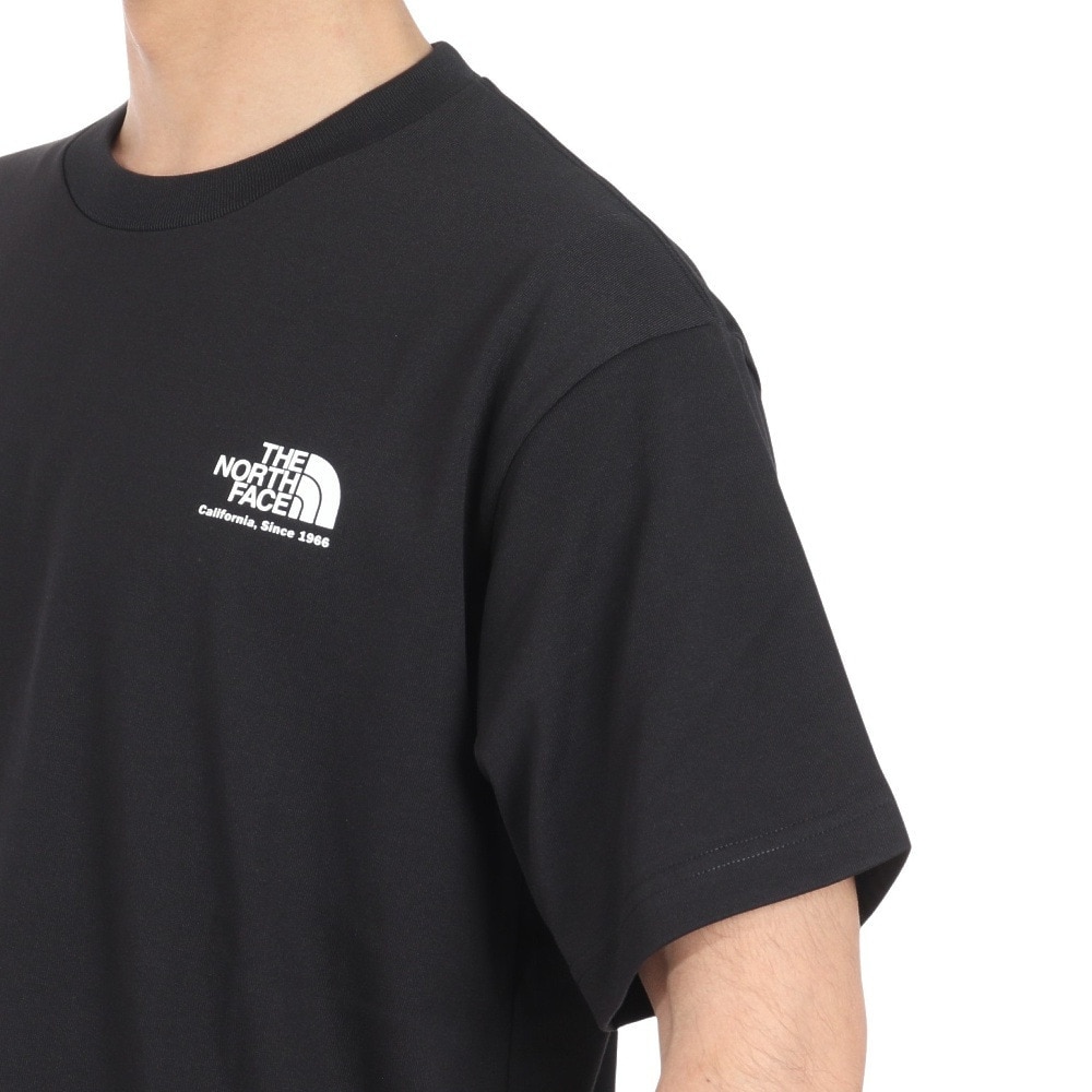 ザ・ノース・フェイス（THE NORTH FACE）（メンズ）速乾 ソフト 半袖Tシャツ ヒストリカル ロゴTシャツ NT32407 K