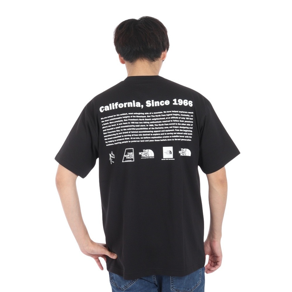 ザ・ノース・フェイス（THE NORTH FACE）（メンズ）速乾 ソフト 半袖Tシャツ ヒストリカル ロゴTシャツ NT32407 K