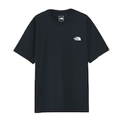 ノースフェイス（THE NORTH FACE）（メンズ）Tシャツ 半袖 ショートスリーブスクエアカモフラージュTシャツ 速乾 NT32437 黒 ブラック