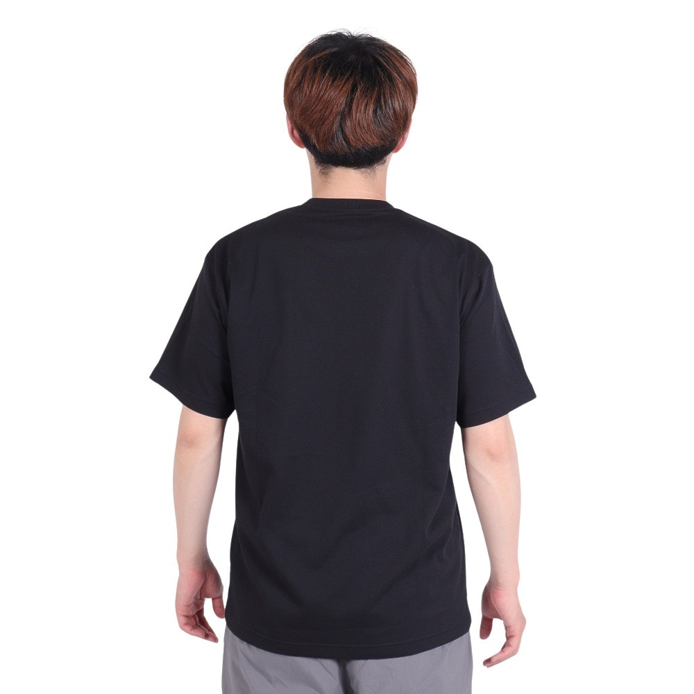 ノースフェイス（THE NORTH FACE）（メンズ）Tシャツ 半袖 ショートスリーブスモールボックスロゴTシャツ 速乾 NT32445 黒 ブラック