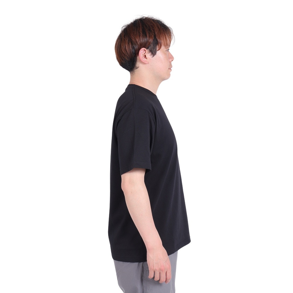 ザ・ノース・フェイス（THE NORTH FACE）（メンズ）Tシャツ 半袖 ショートスリーブスモールボックスロゴTシャツ 速乾 NT32445 黒 ブラック