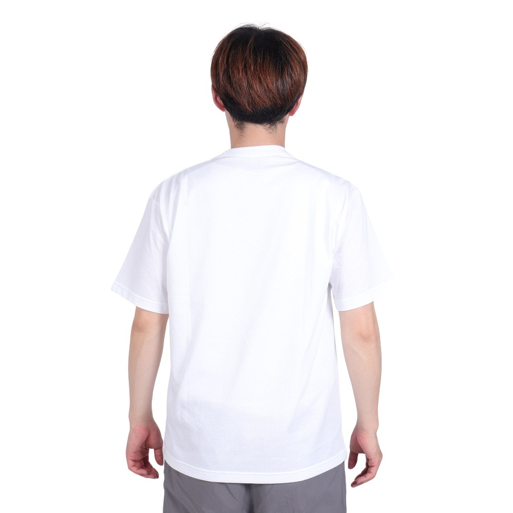 ノースフェイス（THE NORTH FACE）（メンズ）Tシャツ 半袖 ショートスリーブスモールボックスロゴTシャツ 速乾 NT32445 白 ホワイト