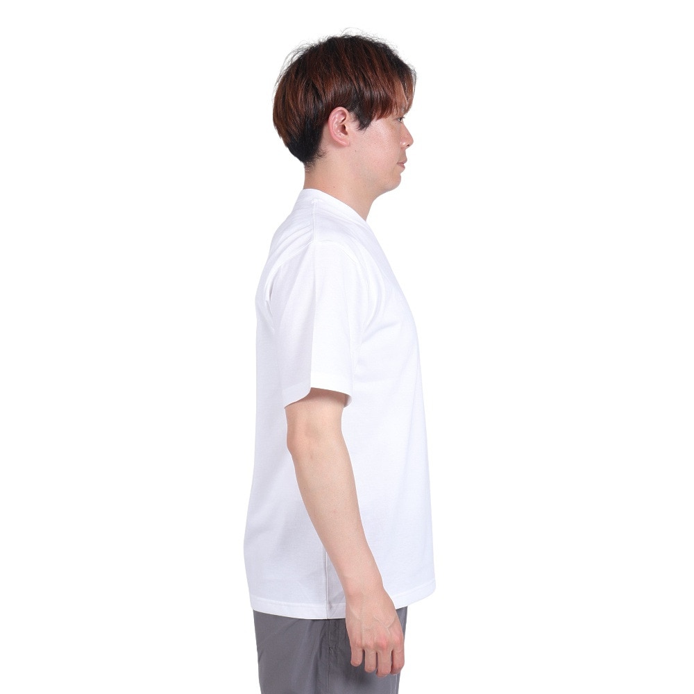 ノースフェイス（THE NORTH FACE）（メンズ）Tシャツ 半袖 ショートスリーブスモールボックスロゴTシャツ 速乾 NT32445 白 ホワイト