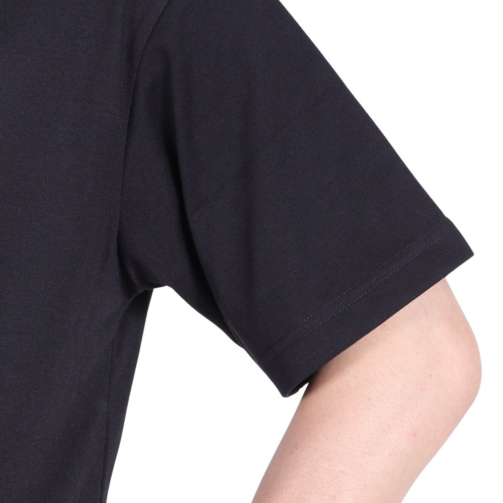 ノースフェイス（THE NORTH FACE）（メンズ）Tシャツ 半袖 ショートスリーブバンダナスクエアロゴTシャツ 速乾 NT32446 黒 ブラック