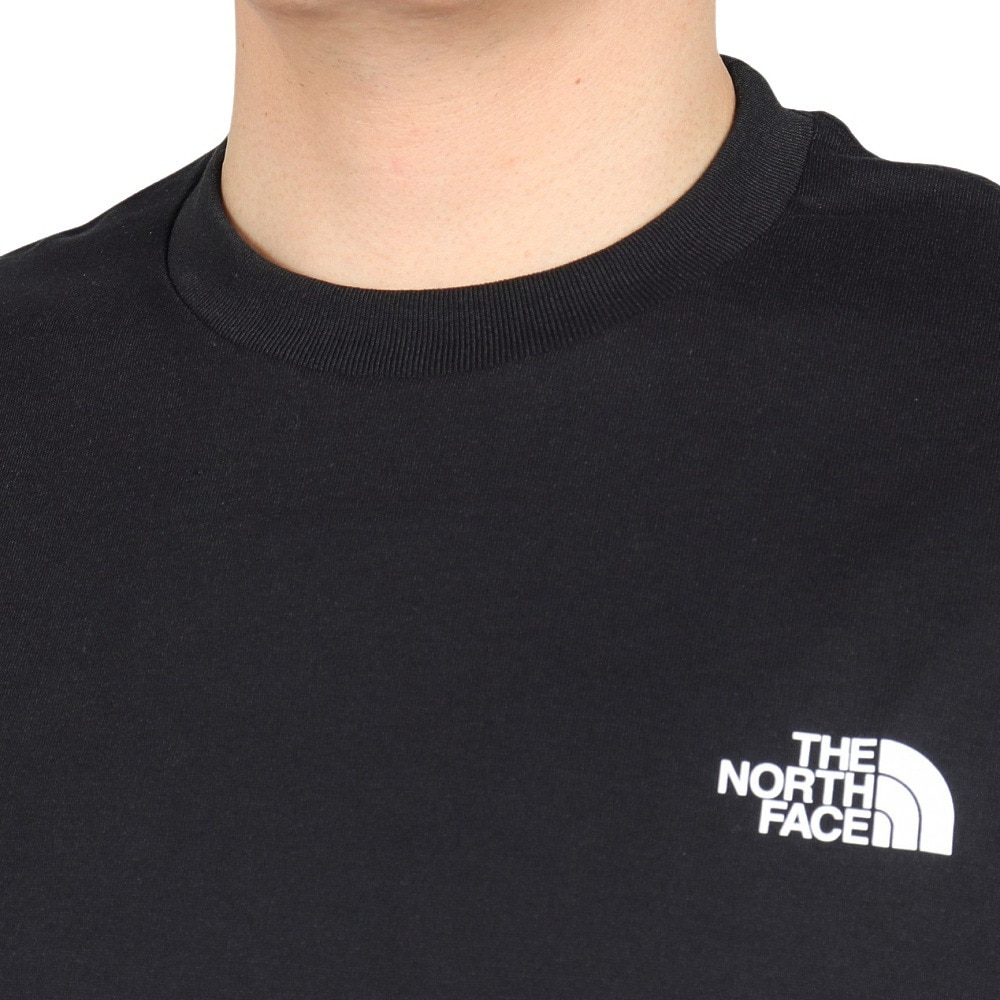 ノースフェイス（THE NORTH FACE）（メンズ）Tシャツ 半袖 ヌプシ 速乾 NT32448 黒 ブラック