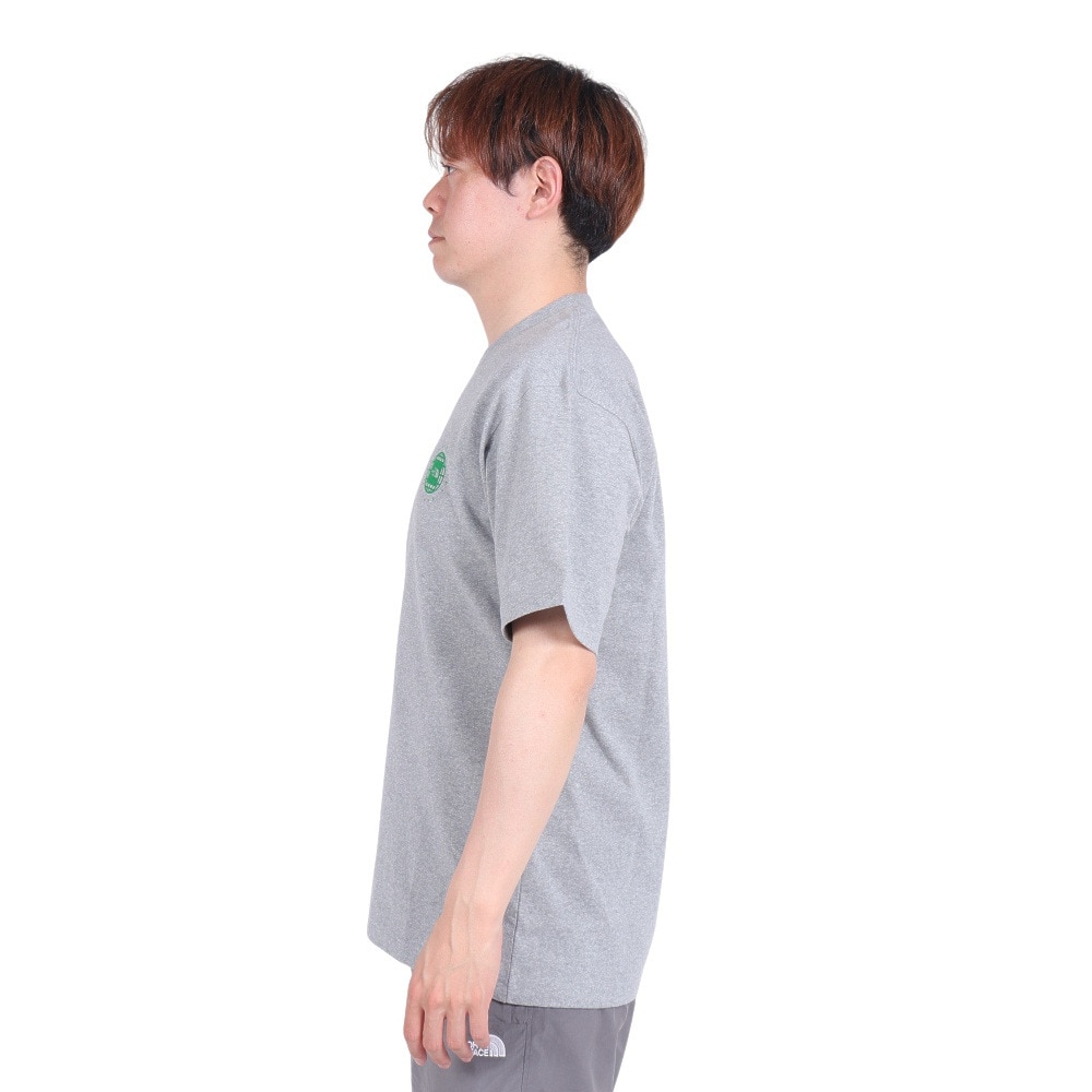 ノースフェイス（THE NORTH FACE）（メンズ、レディース）Tシャツ 半袖 ショートスリーブジオスクエアロゴTシャツ 綿 100% NT32451 Z