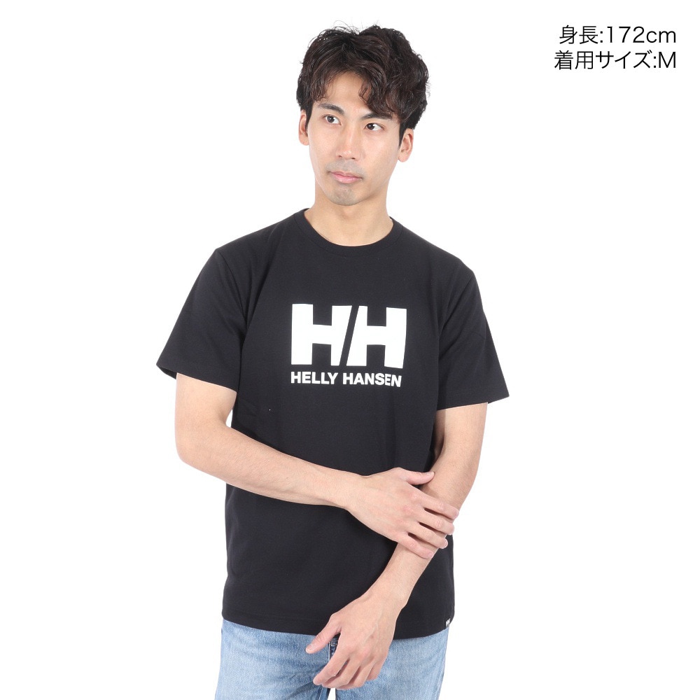 ヘリーハンセン（HELLY HANSEN）（メンズ）半袖 フロント ロゴ Tシャツ HH62415 K