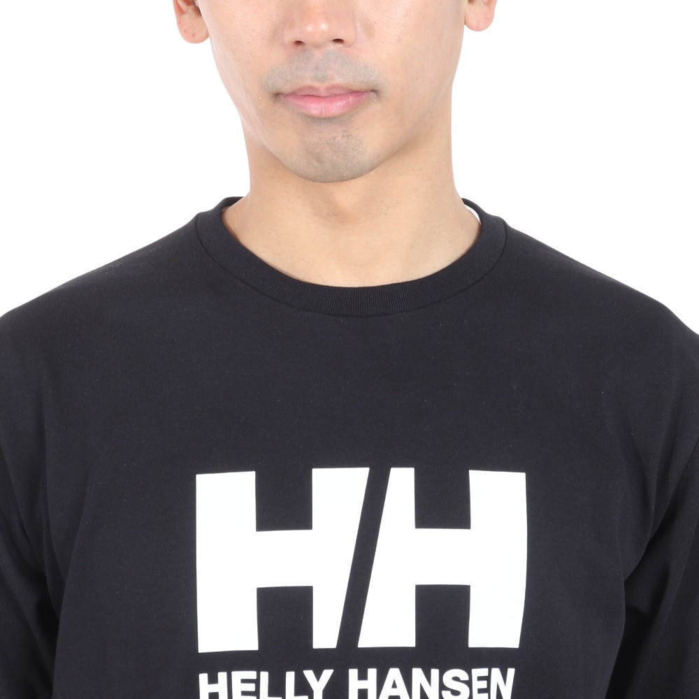 ヘリーハンセン（HELLY HANSEN）（メンズ）半袖 フロント ロゴ Tシャツ HH62415 K