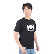 (メンズ)半袖 フロント ロゴ Tシャツ HH62415