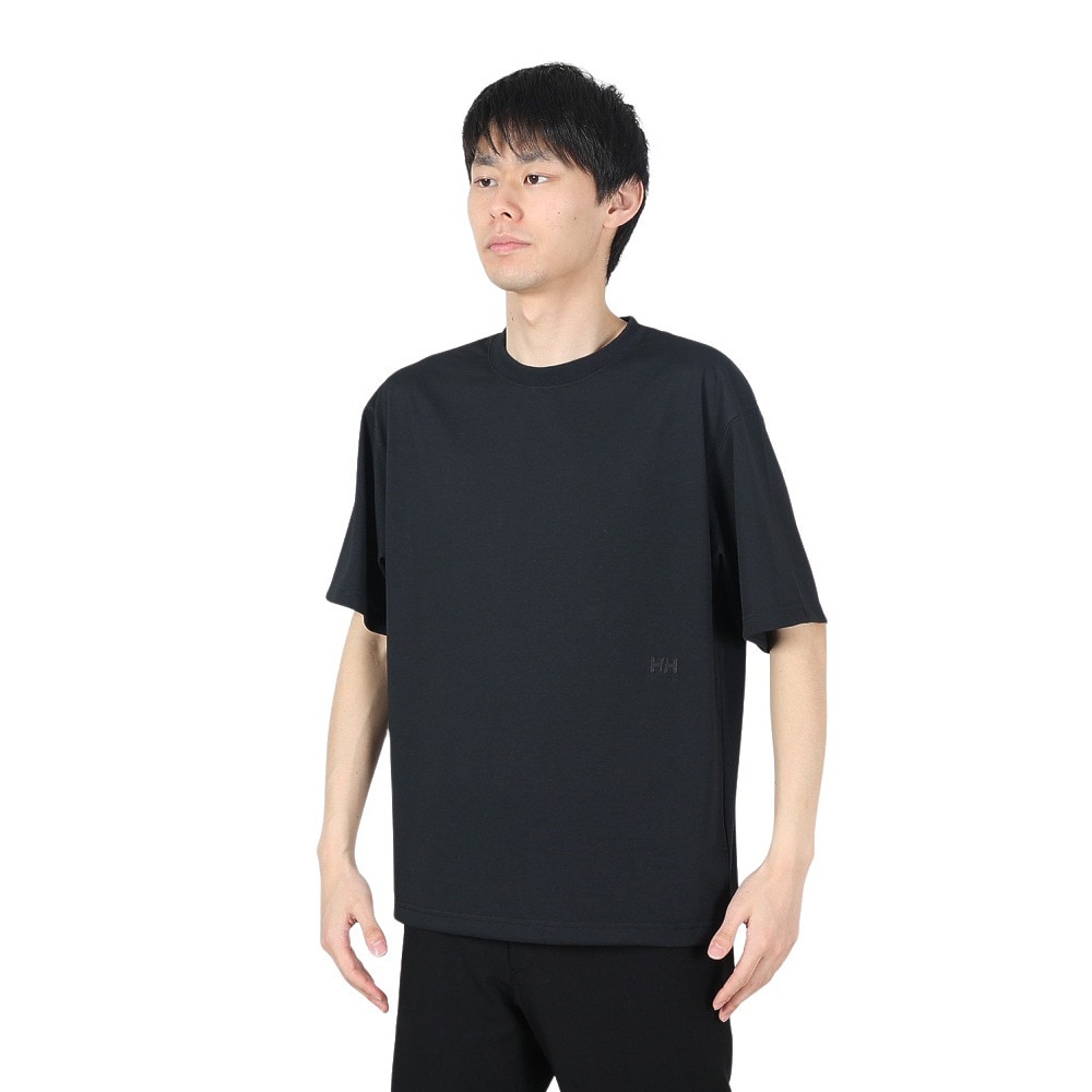 ヘリーハンセン（HELLY HANSEN）（メンズ）半袖Tシャツ ショートスリーブ ワンポイントTシャツ HOE62320 K