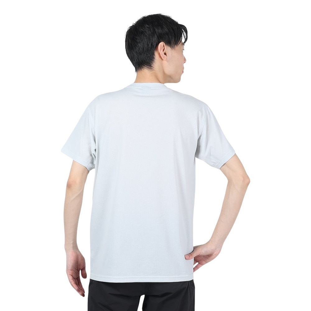 POLEWARDS（メンズ）半袖Tシャツ DRY COMFORT PW2RJA01 IGRY グレー 軽量 ストレッチ ラグランスリーブ