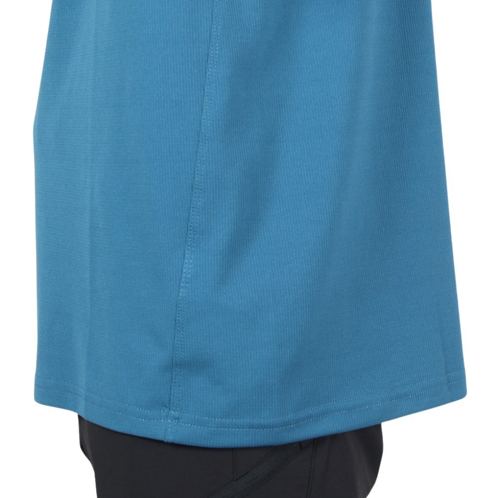 POLEWARDS（メンズ）半袖Tシャツ DRY COMFORT PW2RJA01 MBLU マリンブルー 軽量 ストレッチ ラグランスリーブ