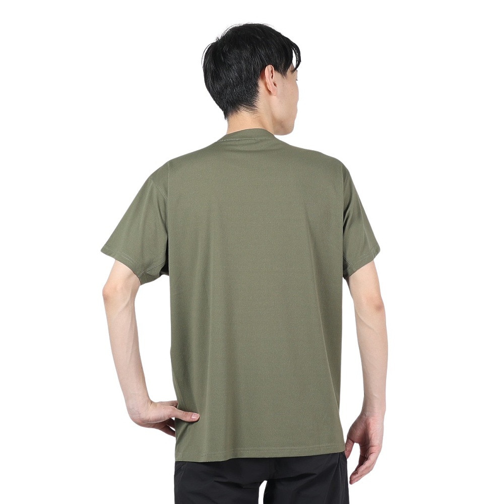POLEWARDS（メンズ）半袖Tシャツ DRY COMFORT PW2RJA01 OLV オリーブ 軽量 ストレッチ ラグランスリーブ