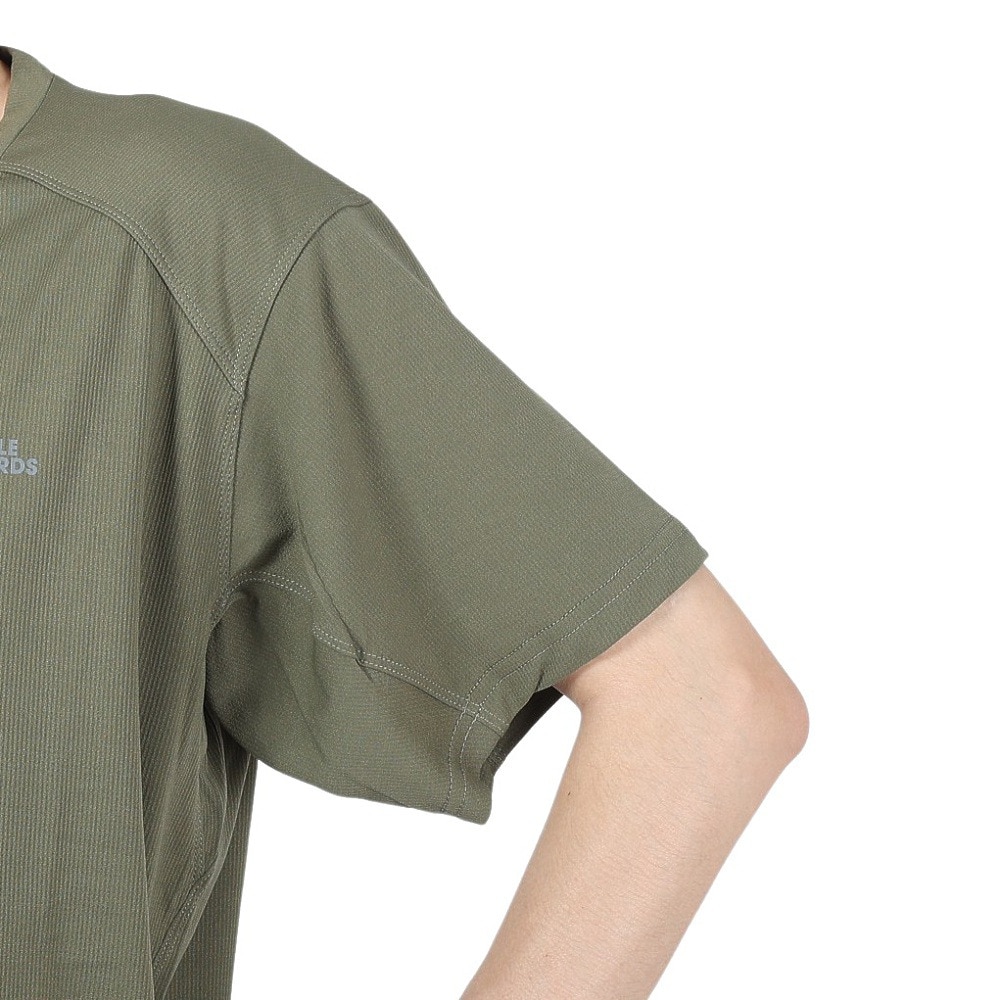 POLEWARDS（メンズ）半袖Tシャツ DRY COMFORT PW2RJA01 OLV オリーブ 軽量 ストレッチ ラグランスリーブ