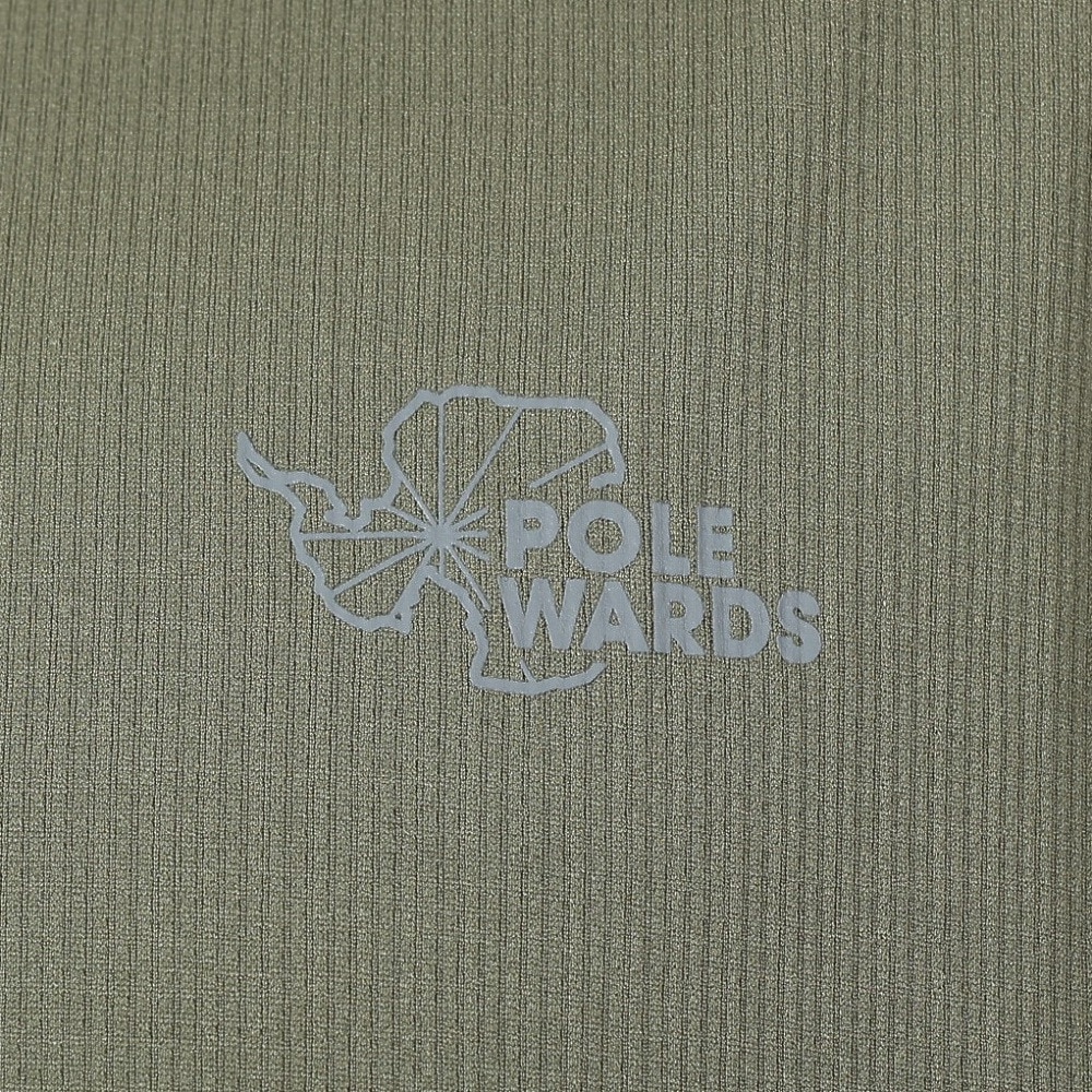 POLEWARDS（メンズ）半袖Tシャツ DRY COMFORT PW2RJA01 OLV オリーブ 軽量 ストレッチ ラグランスリーブ