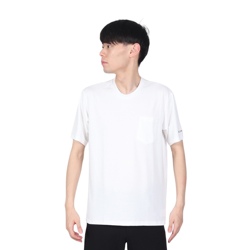 オンヨネ（ONYONE）（メンズ）半袖Tシャツ カットソー YADAKAINO 防虫 ポケット ロゴTシャツ BIJ94102P 100WT ホワイト