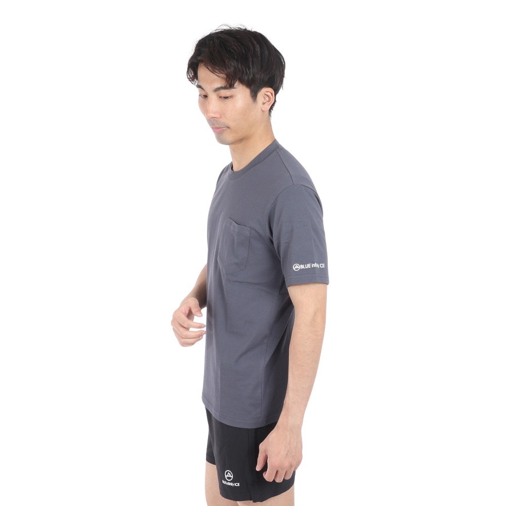 オンヨネ（ONYONE）（メンズ）半袖Tシャツ カットソー YADAKAINO 防虫 ポケット ロゴTシャツ BIJ94102P 648BL ネイビー