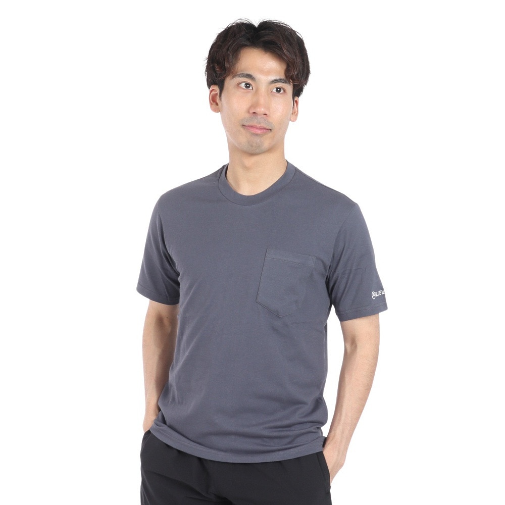 オンヨネ（ONYONE）（メンズ）半袖Tシャツ カットソー YADAKAINO 防虫 ポケット ロゴTシャツ BIJ94102P 648BL ネイビー