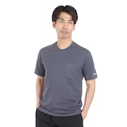 (メンズ)半袖Tシャツ カットソー YADAKAINO 防虫 ポケット ロゴTシャツ BIJ94102P 648BL ネイビー