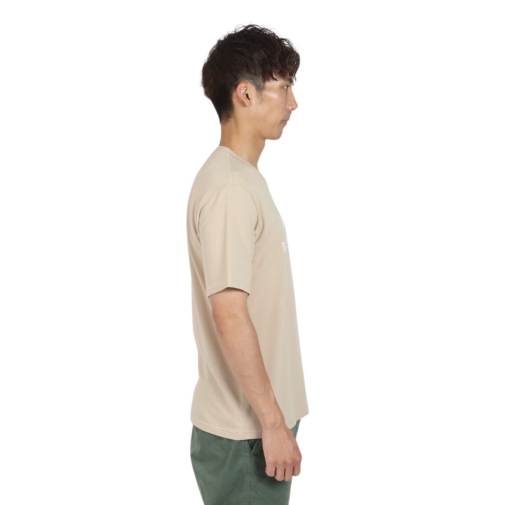 オンヨネ（ONYONE）（メンズ）半袖Tシャツ カットソー YADAKAINO 防虫 ロゴTシャツ BIJ94103PA 186 ベージュ