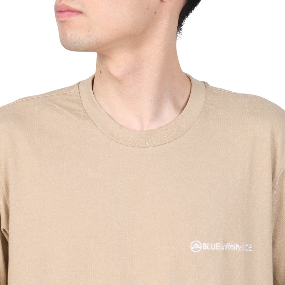 オンヨネ（ONYONE）（メンズ）半袖Tシャツ カットソー YADAKAINO 防虫 ロゴTシャツ BIJ94103PB 186 ベージュ