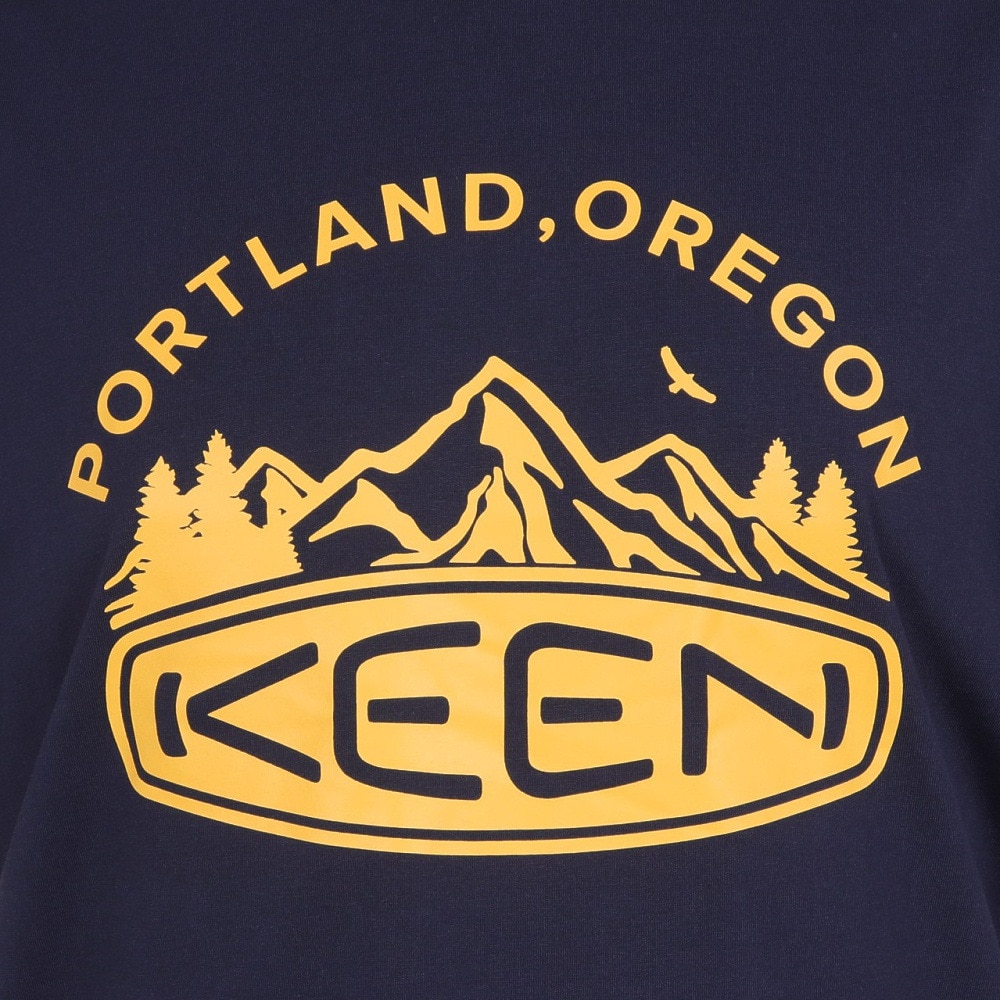 キーン（KEEN）（メンズ、レディース）半袖Tシャツ ハーベスト テック アーチロゴ 1029316