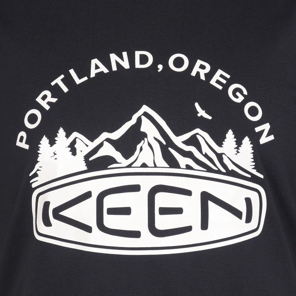 キーン（KEEN）（メンズ、レディース）半袖Tシャツ ハーベスト テック アーチロゴ 1029317