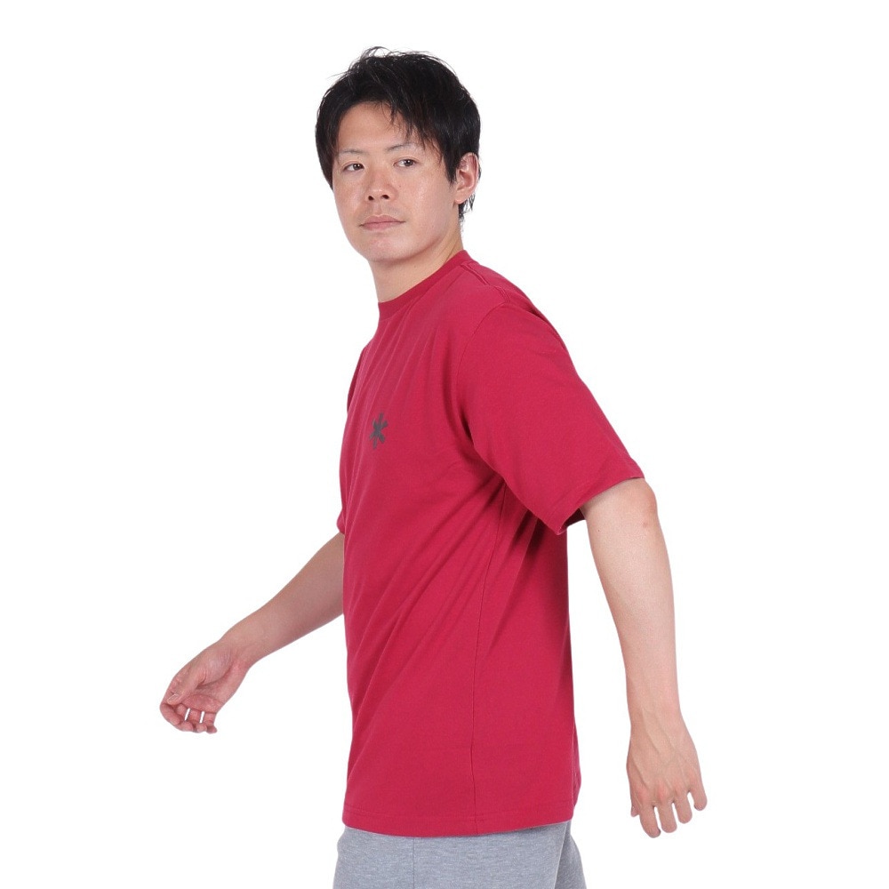 スノーピーク（snow peak）（メンズ）半袖 Back Printed ロゴTシャツ SPE-TS-23AU002 RD