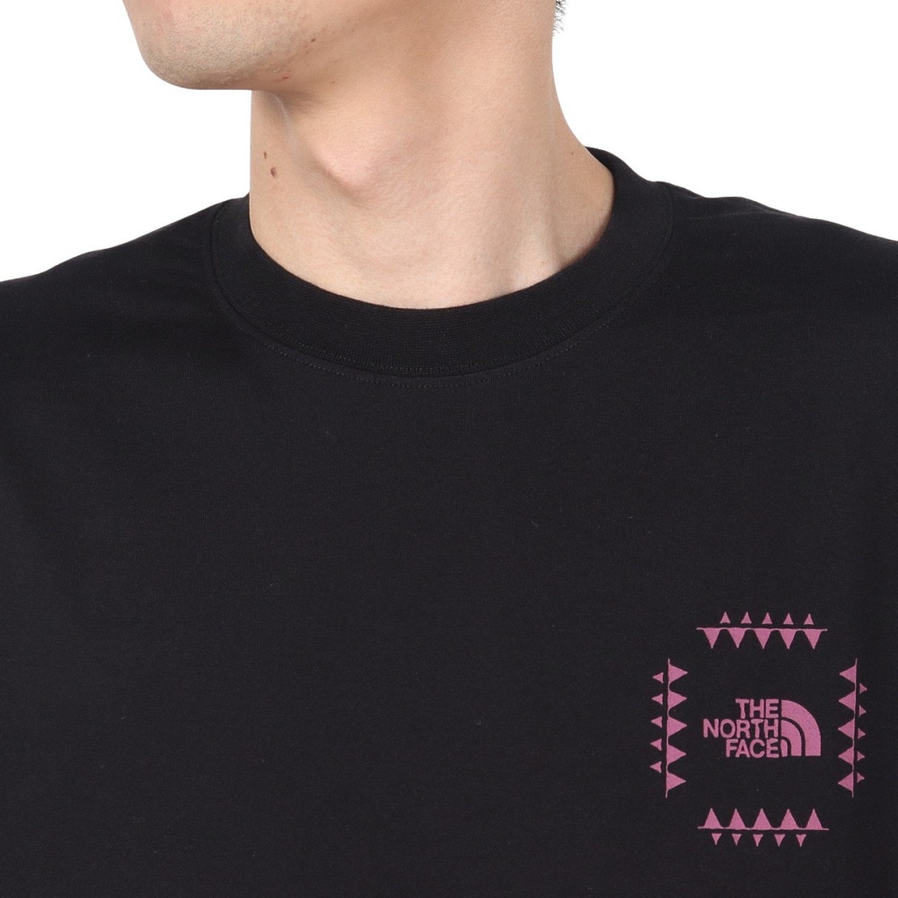 ザ・ノース・フェイス（THE NORTH FACE）（メンズ、レディース）半袖Tシャツ ショートスリーブレトロバンダナロゴ NT82431 K