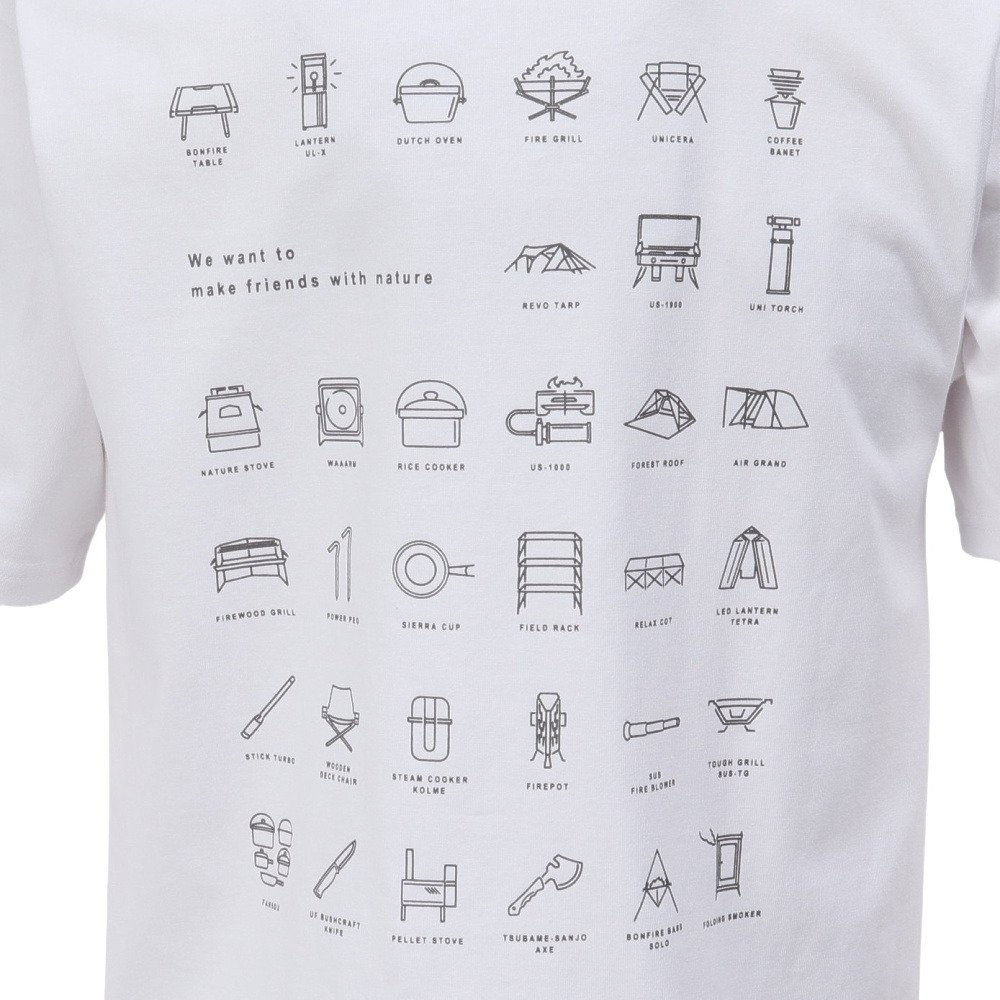 ユニフレーム（UNIFLAME）（メンズ）半袖 40周年記念Tシャツ 781043