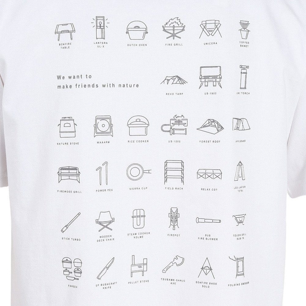 ユニフレーム（UNIFLAME）（メンズ）半袖 40周年記念Tシャツ 781050