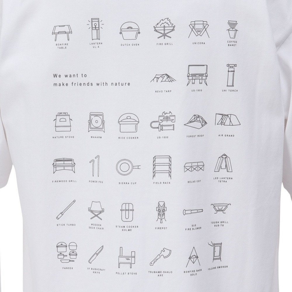 ユニフレーム（UNIFLAME）（メンズ）半袖 40周年記念Tシャツ 781067