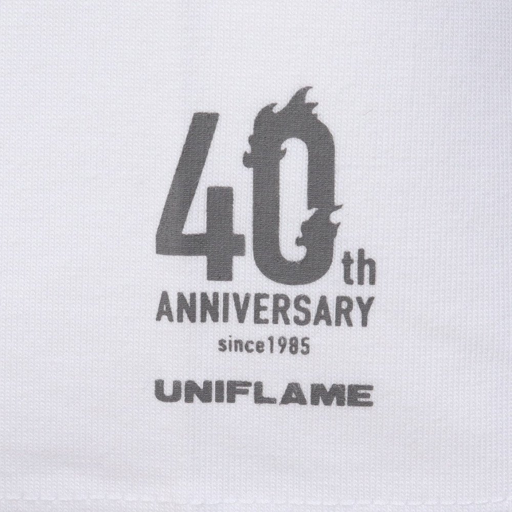 ユニフレーム（UNIFLAME）（メンズ）半袖 40周年記念Tシャツ 781067