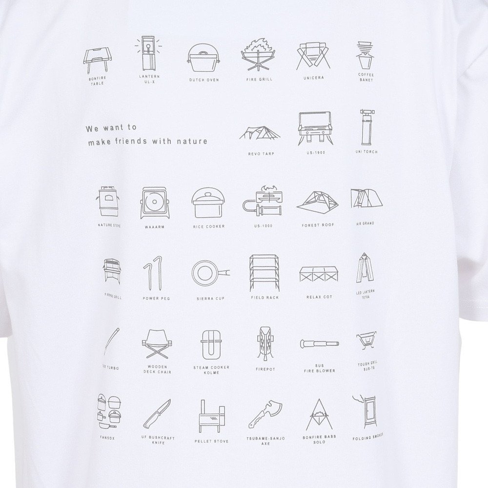 ユニフレーム（UNIFLAME）（メンズ）半袖 40周年記念Tシャツ 781074