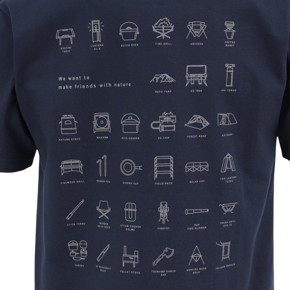 ユニフレーム（UNIFLAME）（メンズ）半袖 40周年記念Tシャツ 781081