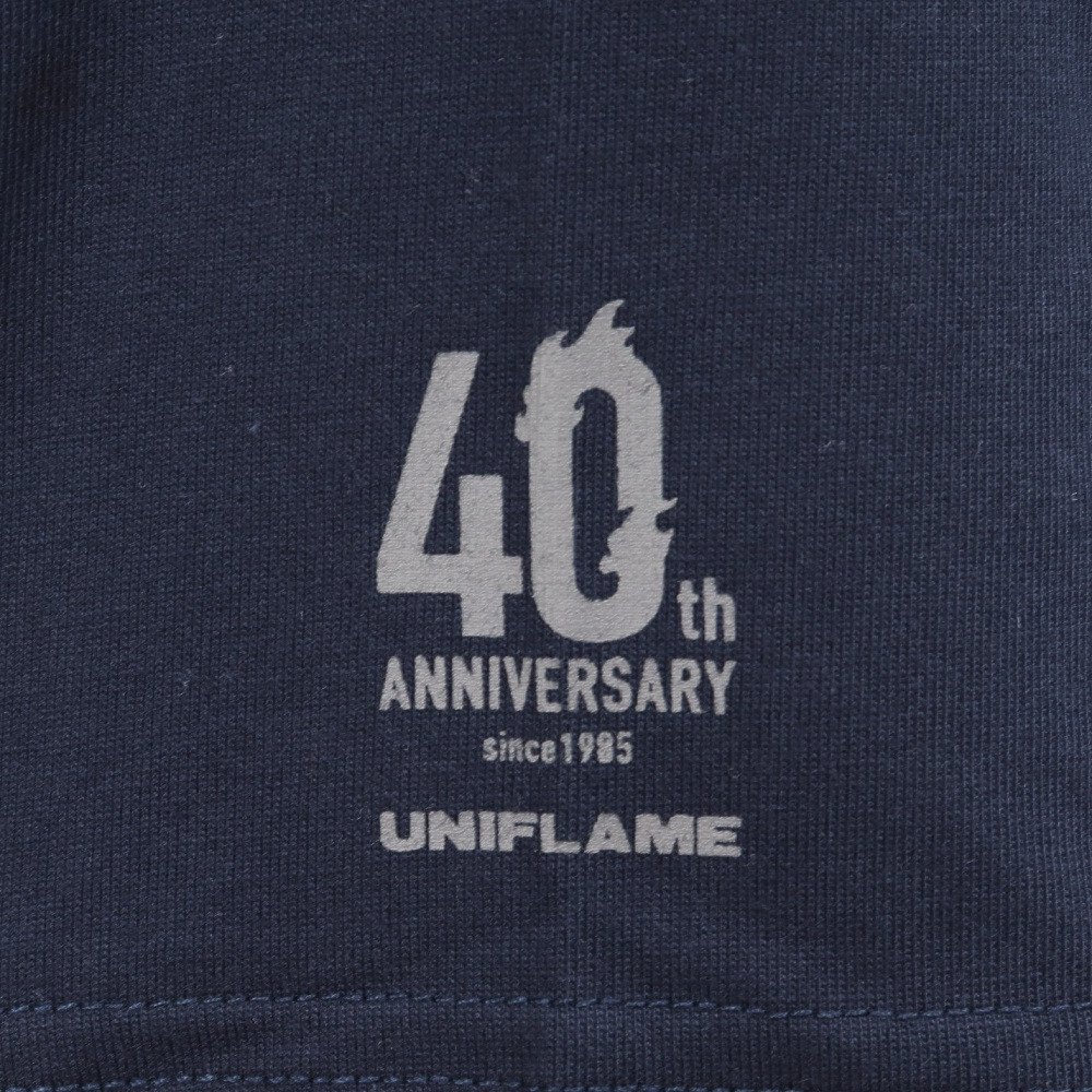 ユニフレーム（UNIFLAME）（メンズ）半袖 40周年記念Tシャツ 781081
