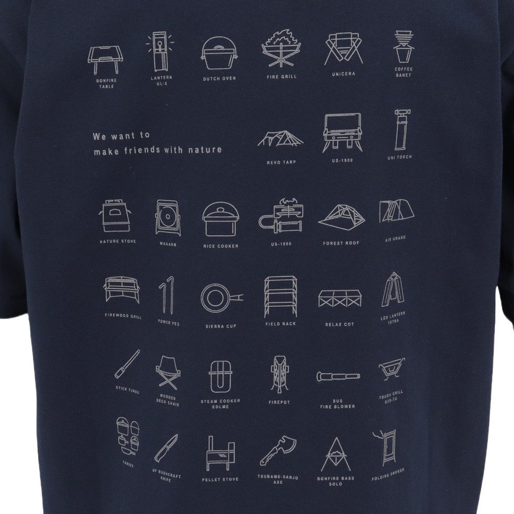 ユニフレーム（UNIFLAME）（メンズ）半袖 40周年記念Tシャツ 781104