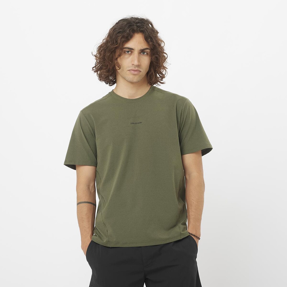 サロモン（SALOMON）（メンズ）半袖Tシャツ TRACKLINE LC2438700