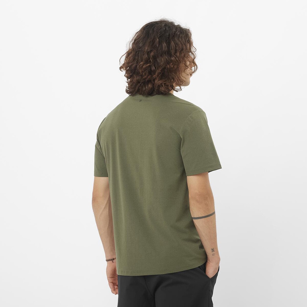 サロモン（SALOMON）（メンズ）半袖Tシャツ TRACKLINE LC2438700