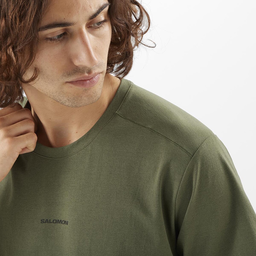 サロモン（SALOMON）（メンズ）半袖Tシャツ TRACKLINE LC2438700