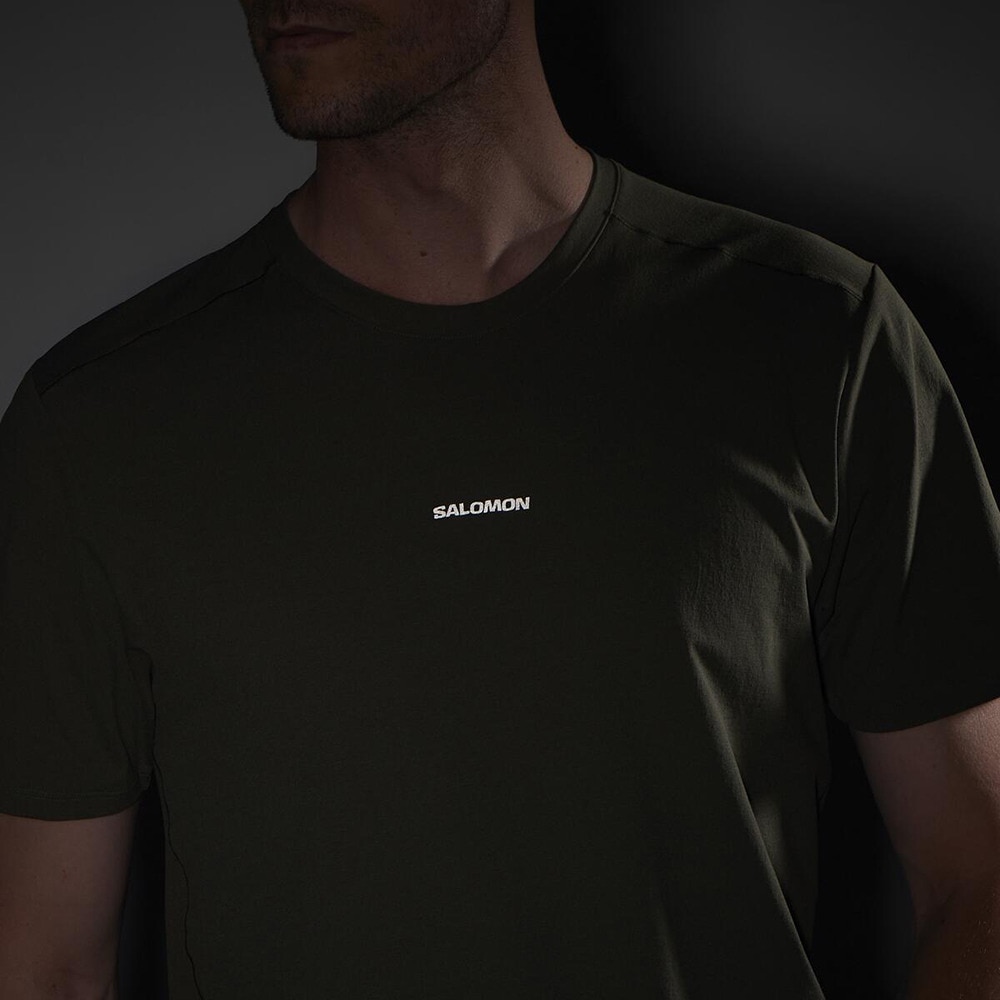 サロモン（SALOMON）（メンズ）半袖Tシャツ TRACKLINE LC2438700