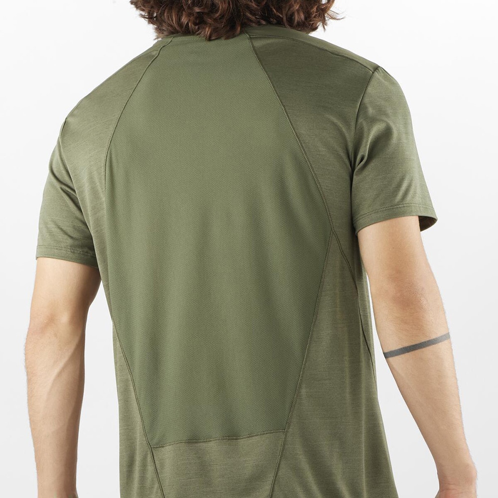 サロモン（SALOMON）（メンズ）半袖Tシャツ OUTLINE LC2475500