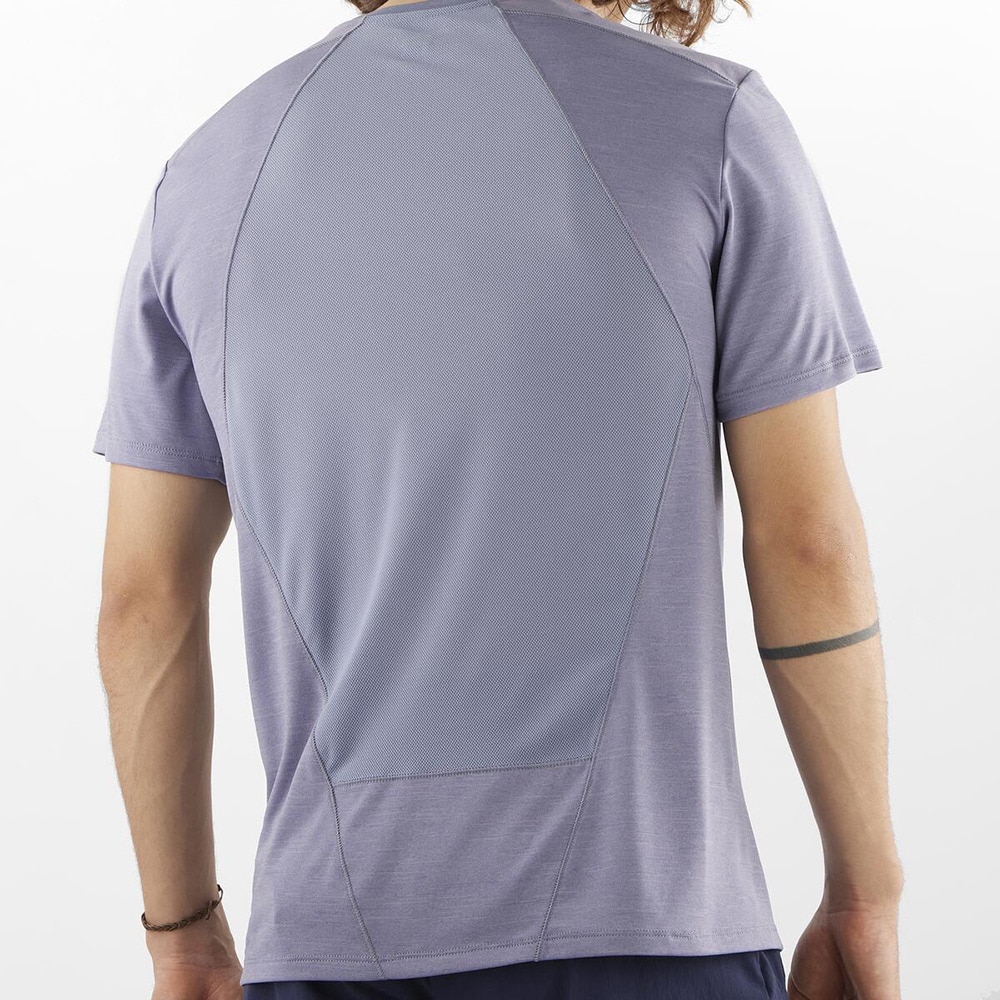サロモン（SALOMON）（メンズ）半袖Tシャツ OUTLINE LC2475600