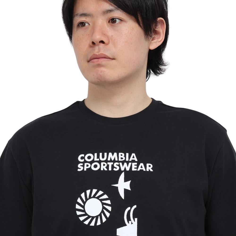 コロンビア（Columbia）（メンズ）半袖Tシャツ EXPLORERS CANYON AE2306 012 ブラック