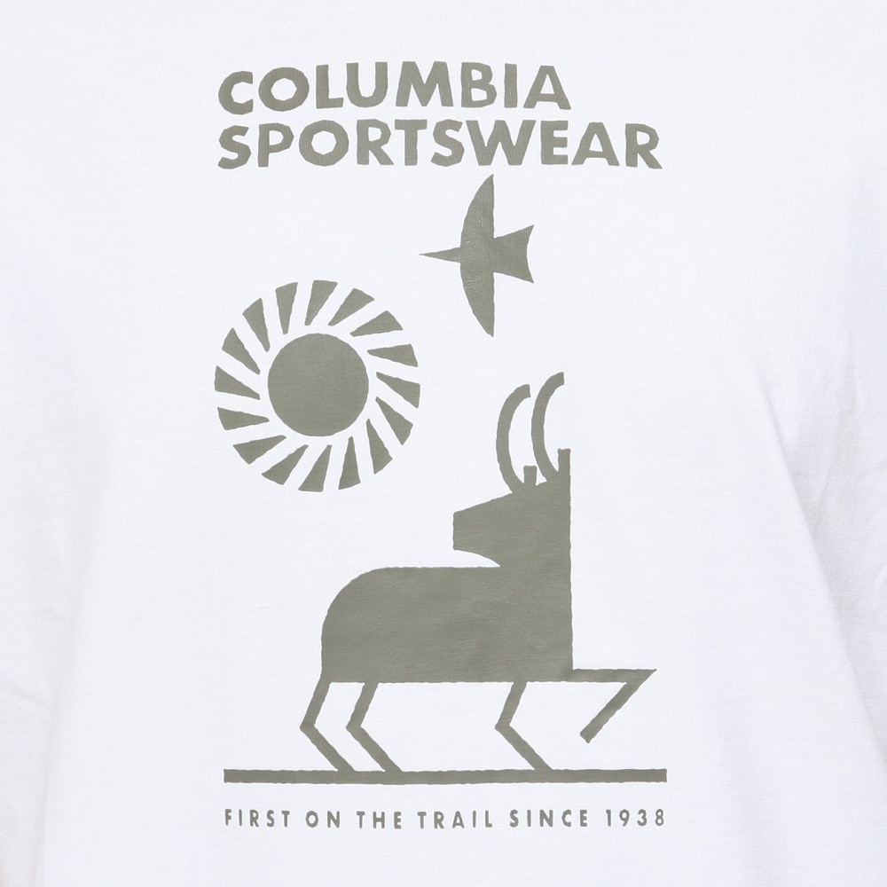 コロンビア（Columbia）（メンズ）半袖Tシャツ EXPLORERS CANYON AE2306 102 ホワイト