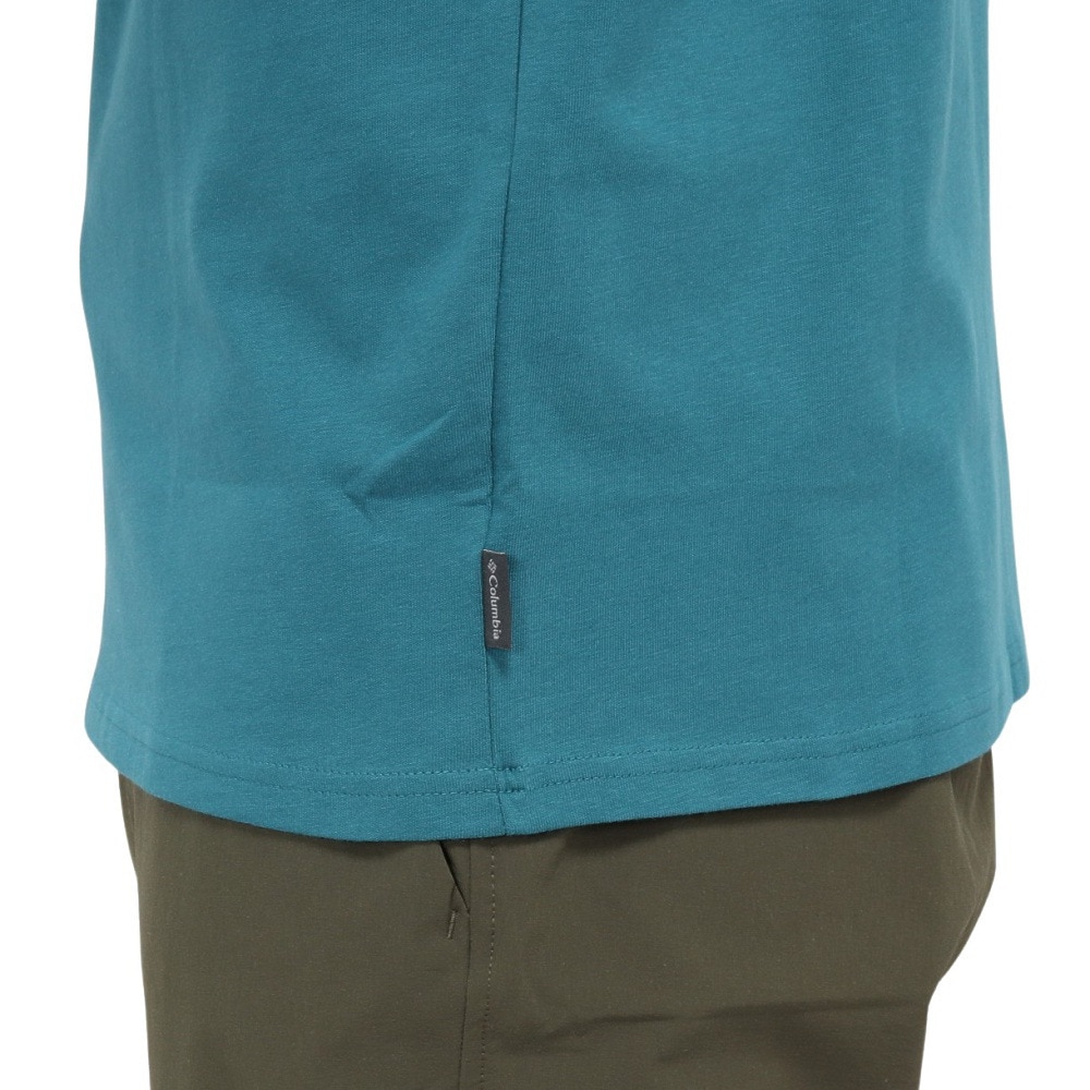 コロンビア（Columbia）（メンズ）半袖Tシャツ EXPLORERS CANYON AE2306 364 ダークグリーン