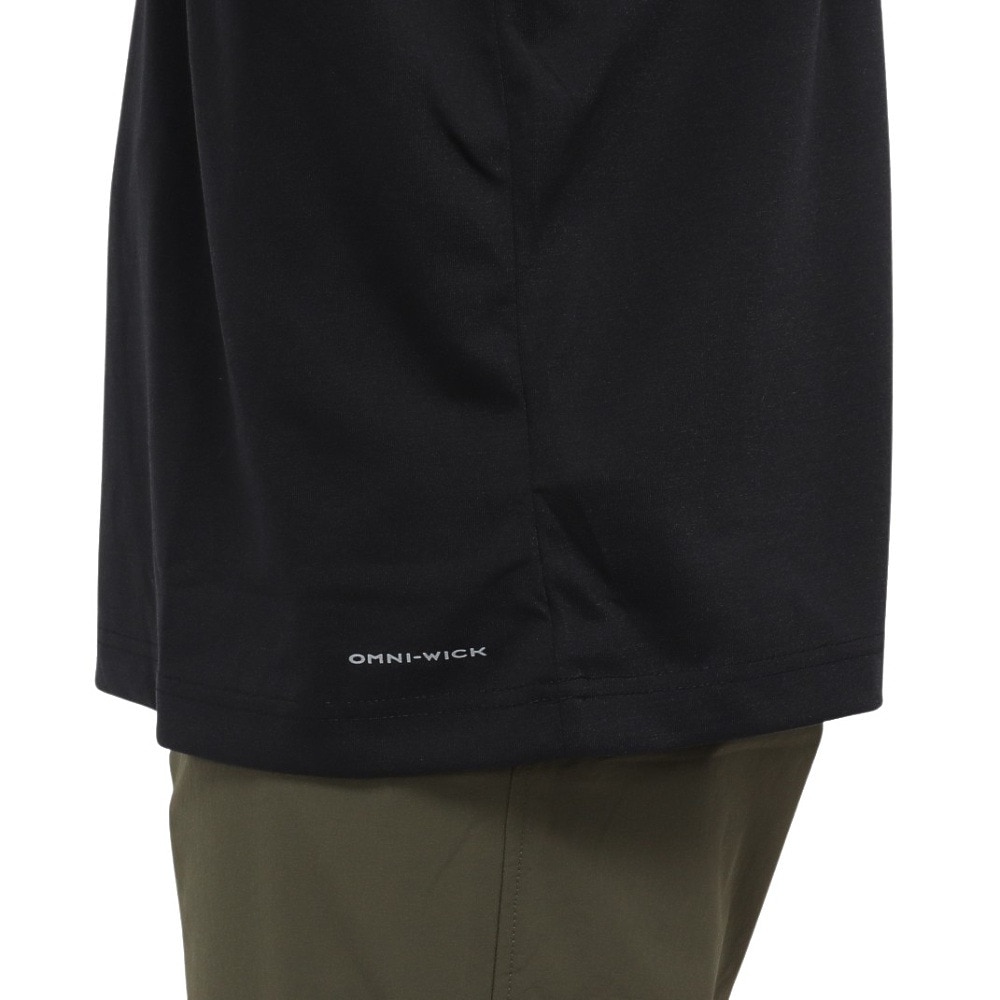 コロンビア（Columbia）（メンズ）半袖Tシャツ CEDER TRAIL グラフィック AE5759 010 ブラック