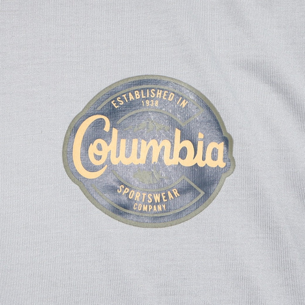 コロンビア（Columbia）（メンズ）半袖Tシャツ CEDER TRAIL グラフィック AE5759 039 グレー
