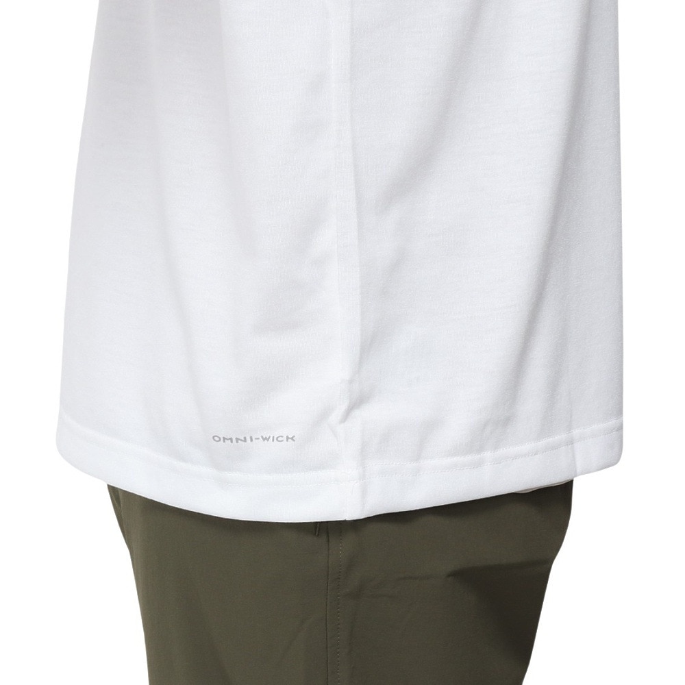 コロンビア（Columbia）（メンズ）半袖Tシャツ CEDER TRAIL グラフィック AE5759 100 ホワイト