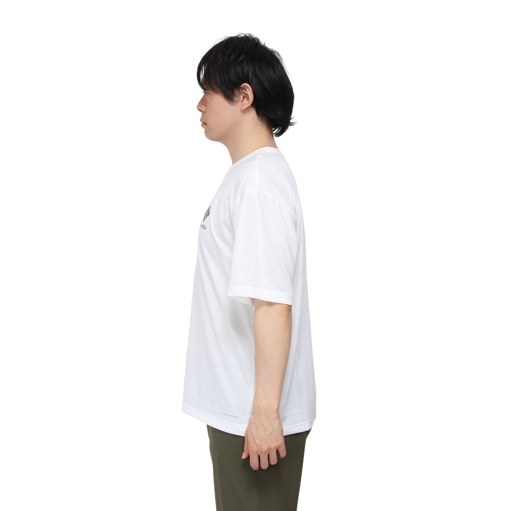 コロンビア（Columbia）（メンズ）半袖Tシャツ CEDER TRAIL グラフィック AE5759 101 ホワイト